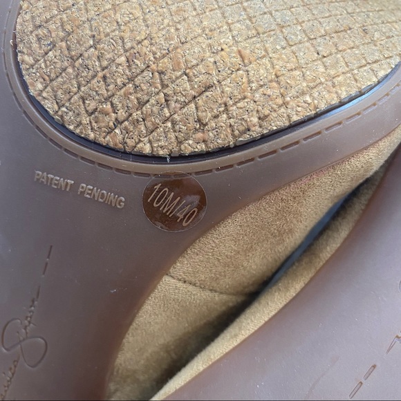 Jessica Simpson Callie Pumps/Heels/Stilettos in faux tobacco brown suede - BNWT - Picture 5 of 6
